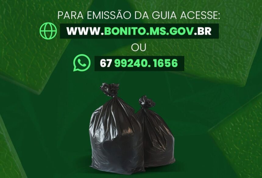 Contribuintes que participam do Programa Lixo Zero estão isentos da taxa, mediante comprovação das práticas exigidas