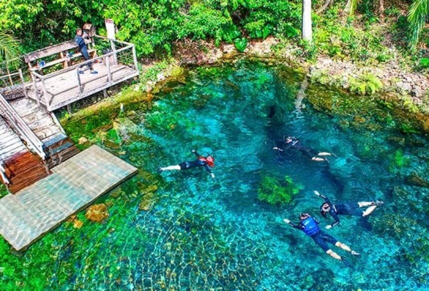 NASCENTE AZUL EM BONITO - MS - FOTOS: Bonito Brasil Agência.