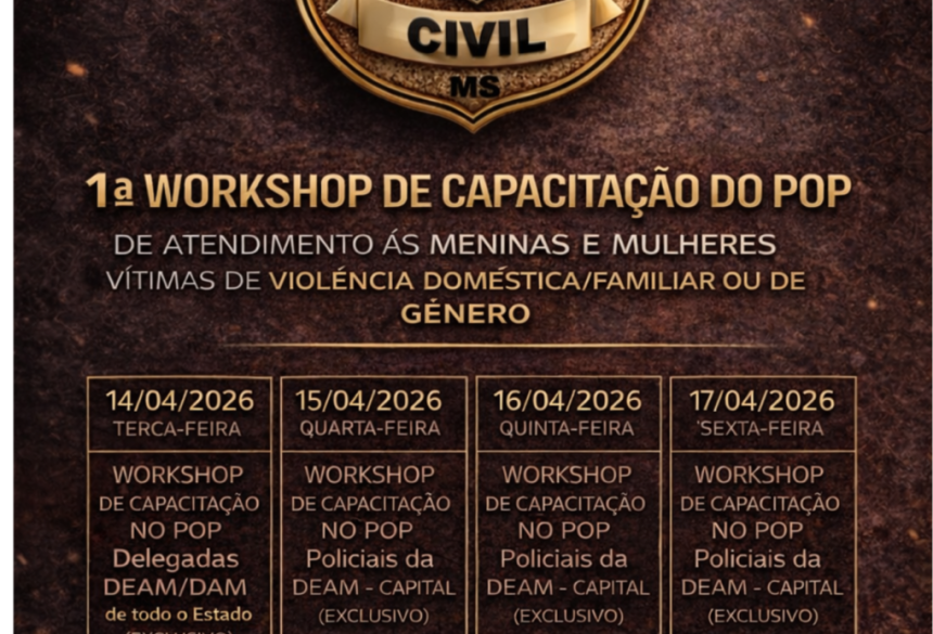 A realização do evento evidencia o protagonismo da Polícia Civil, por meio do Núcleo Institucional de Cidadania