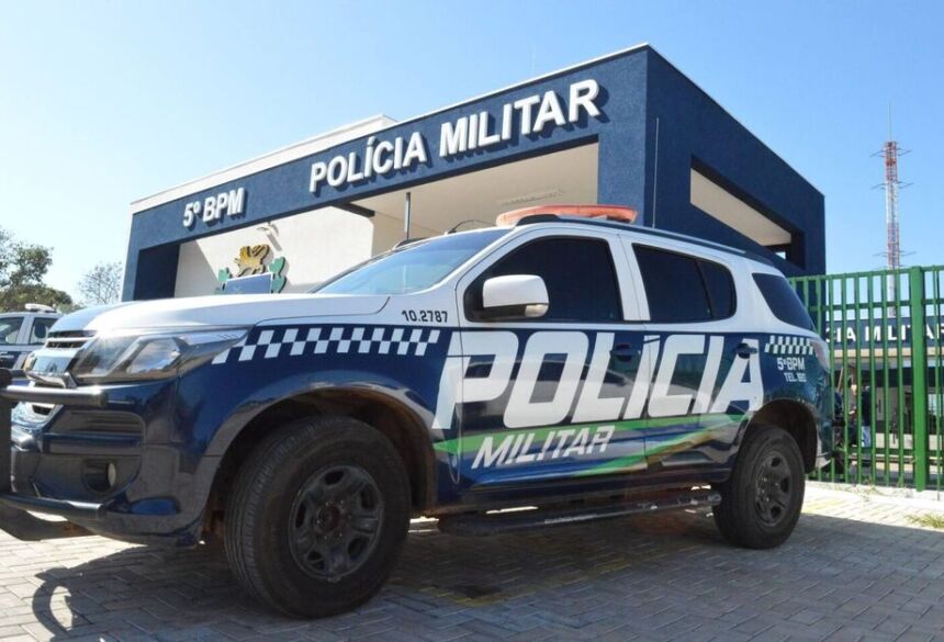 o jovem foi detido após descumprir a medida protetiva / Reprodução/Polícia Militar de Coxim  
