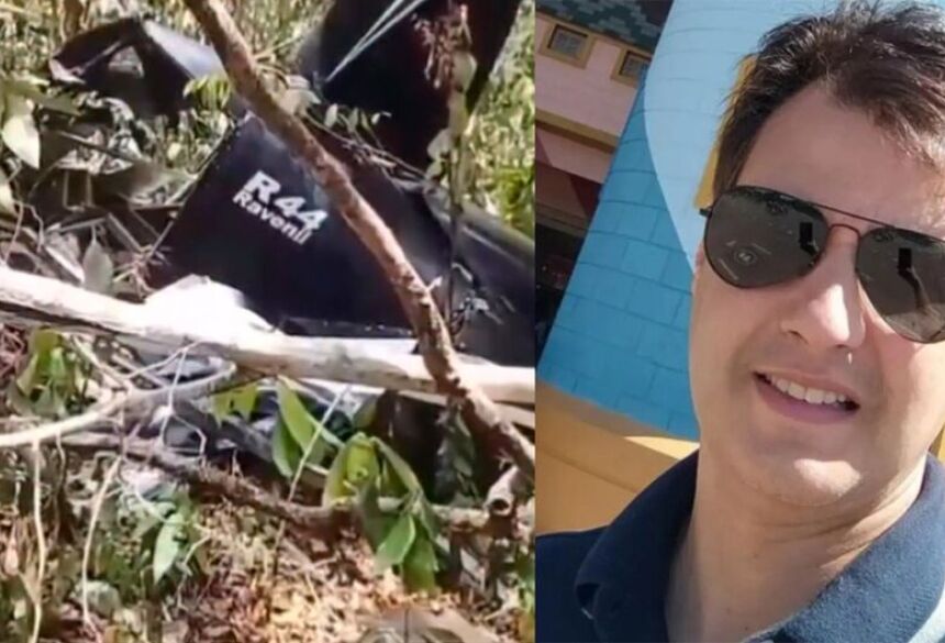 O piloto é filho do ex-prefeito de Dourados, Braz Melo