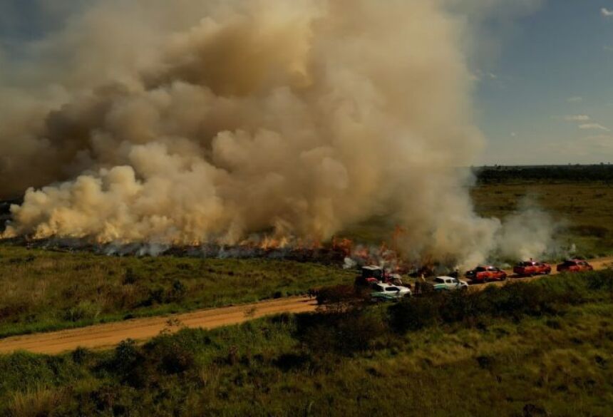 O trabalho no Pevri ocorreu durante quatro dias (entre 1° e 4 de maio) e envolveu, além dos bombeiros militares com viaturas equipadas