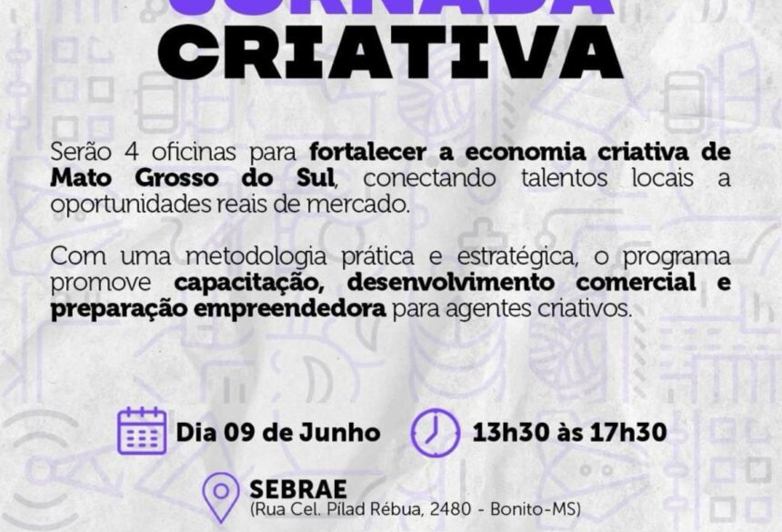 O evento acontece das 13h30 às 17h30