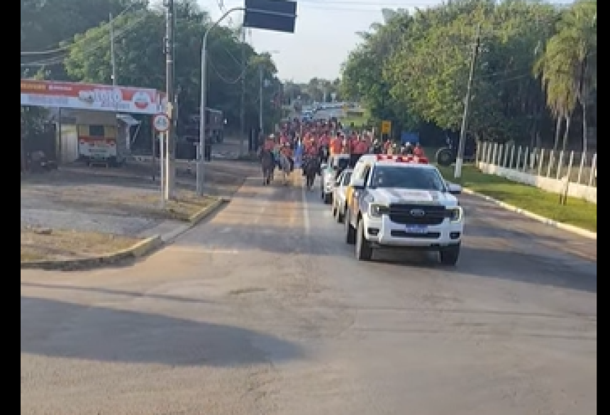 Imagem divulgada nas redes sociais 