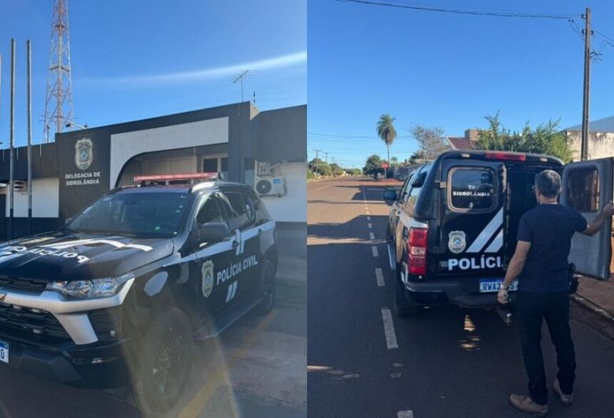 O investigado foi localizado e preso sem resistência, sendo encaminhado à Delegacia de Polícia Civil para os procedimentos legais