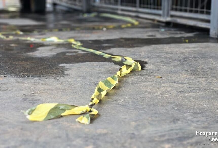 A Polícia Militar foi acionada e permaneceu no local até a chegada da perícia