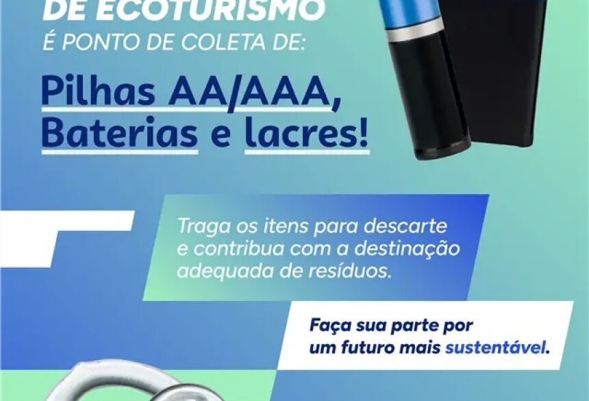 Traga suas pilhas, baterias e lacres ao SEBRAE e participe de mais uma iniciativa em prol do meio ambiente