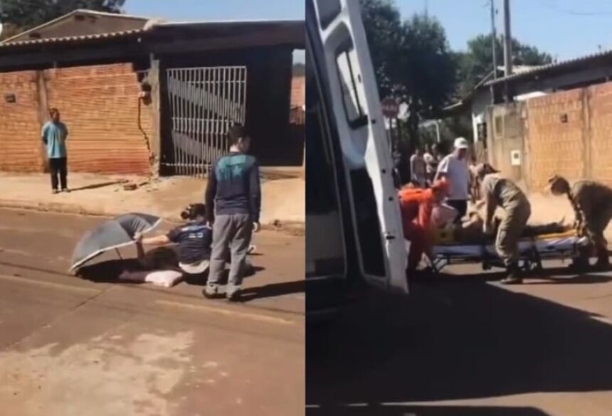 A mulher possuía uma medida protetiva em vigor contra o filho