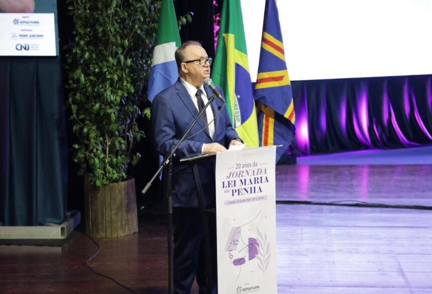 O pioneirismo de Mato Grosso do Sul na criação de políticas e estruturas voltadas ao enfrentamento da violência contra a mulher foi um dos pontos abordados pelo presidente