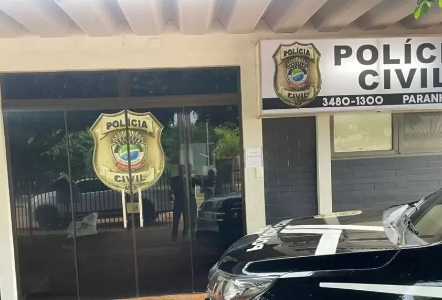 Denilson Ramires Medina foi encaminhado para exame de corpo de delito e, em seguida, apresentado na Delegacia de Polícia Civil de Paranhos