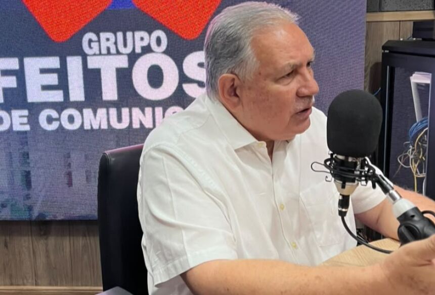 Estevão Petrallás foi entrevistado no programa Giro Estadual de Notícias (Foto: Ida Garcia/FFMS)