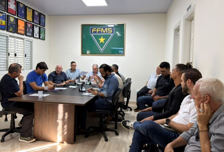 Primeiro encontro com dirigentes para discutir a Copa MS aconteceu na última quarta-feira (Foto: Duda Paes/FFMS)