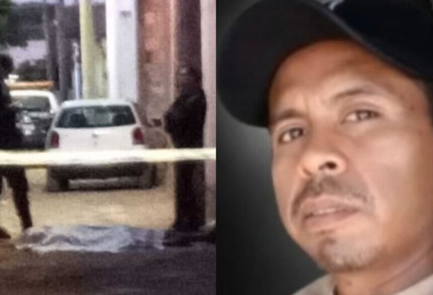 Moradores da aldeia também fizeram parte do trajeto a pé, na despedida do indígena