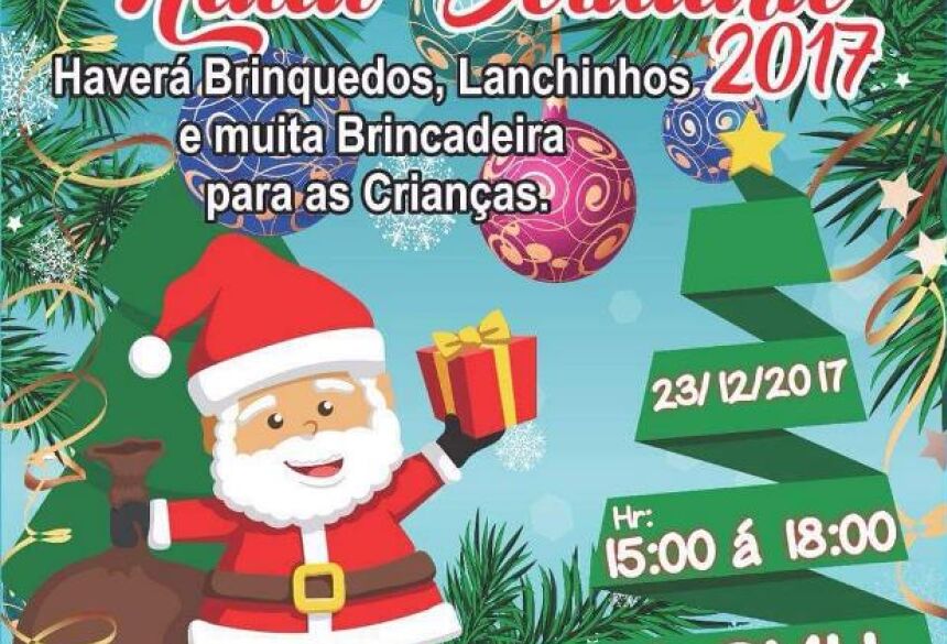 BONITO: Natal Solidário da JPSDB acontece dia 23 e Papai Noel entregará 2 mil brinquedos as crianças