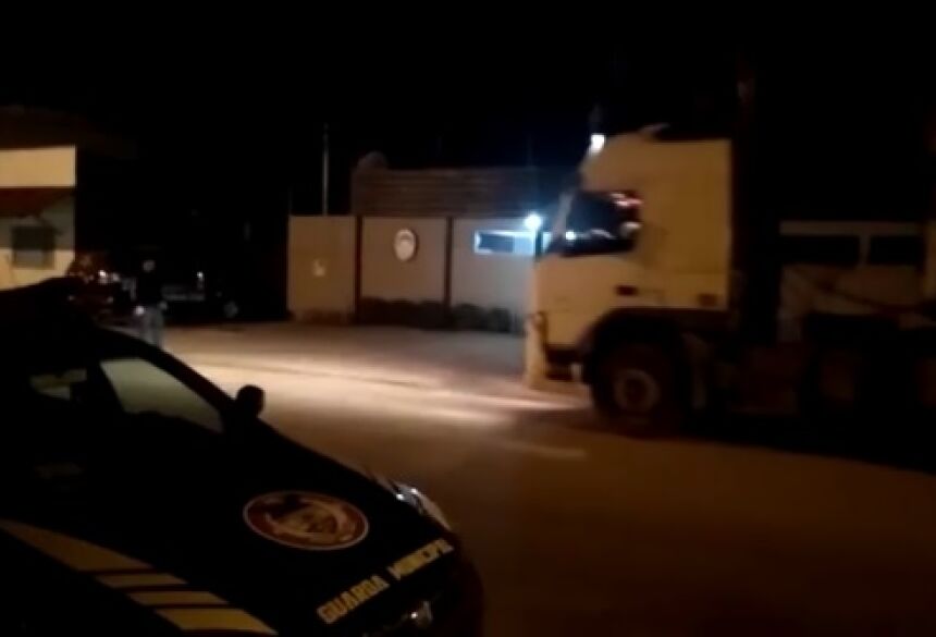 Em Bonito, Guarda Municipal recupera caminhão que abasteceu e não pagou