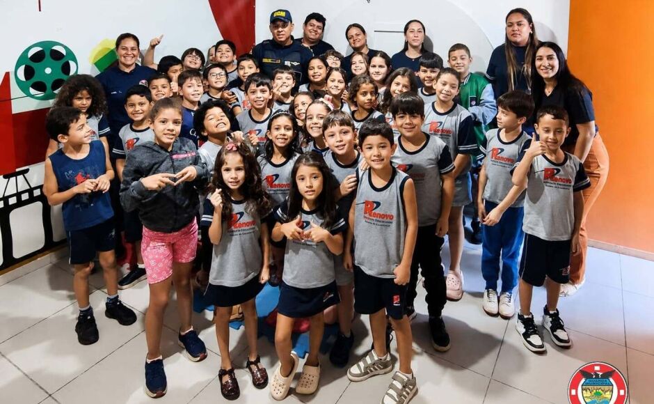 Guarda Municipal e Demtrat encerram ações do Maio Amarelo com palestra educativa na Escola Renovo