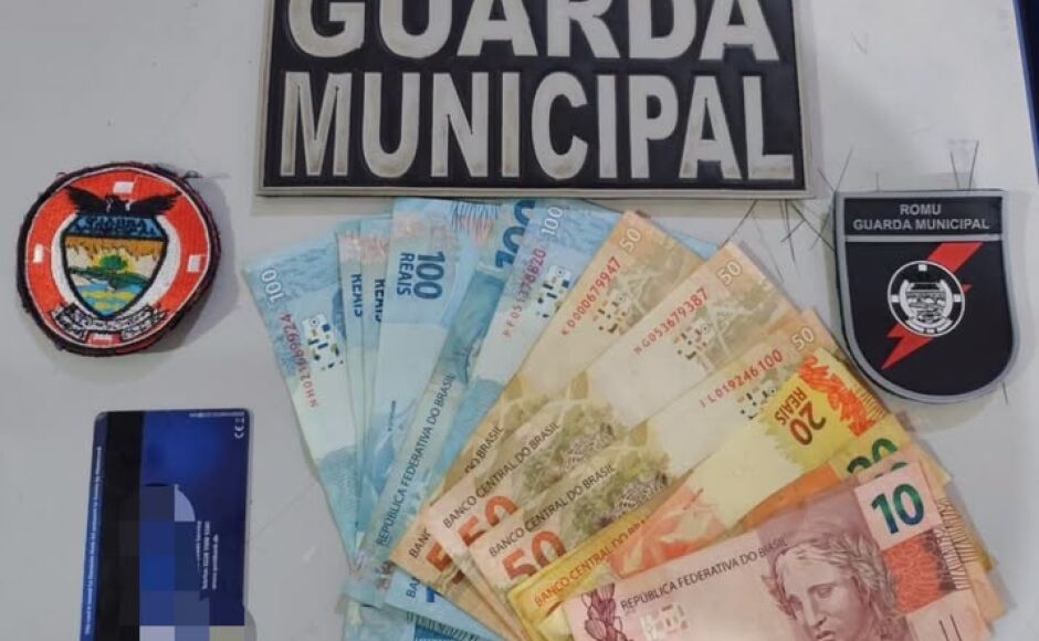 Guarda Municipal recupera pertences de vítima de roubo e prende autor em flagrante em Bonito