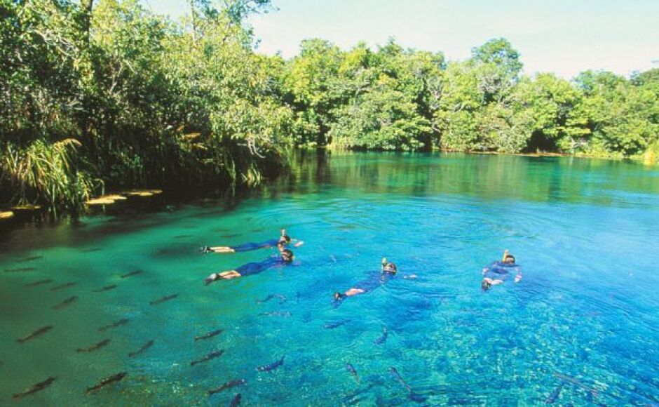 Bonito ganha reforço na proteção ambiental com obra de saneamento que protege o Rio Formoso