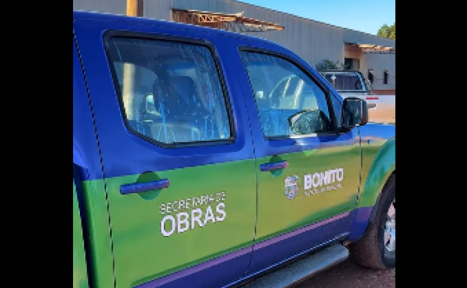 Bonito recebeu uma caminhonete Nissan Frontier, cedida pela Guarda Municipal
