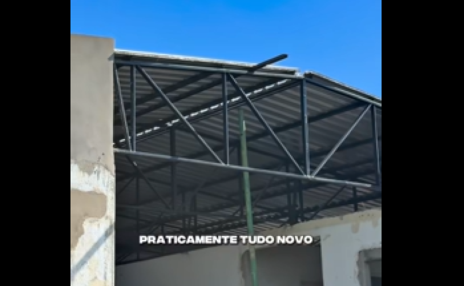 Reforma da Escola Municipal Ozório Jacques avança no Assentamento Guaicurus, em Bonito
