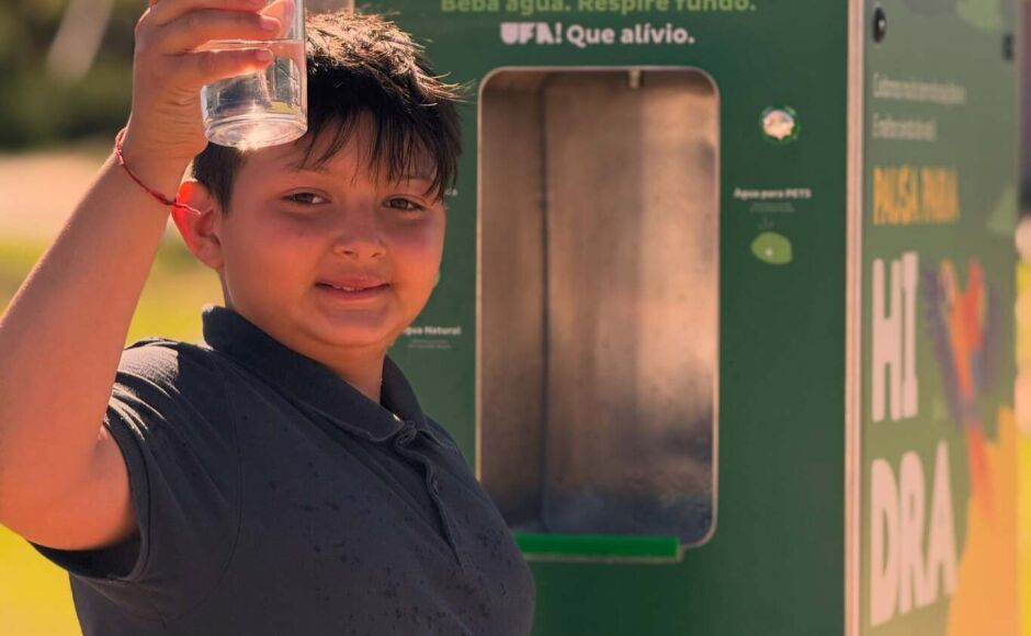 Praça da Rádio recebe novo bebedouro para a população e seus pets
