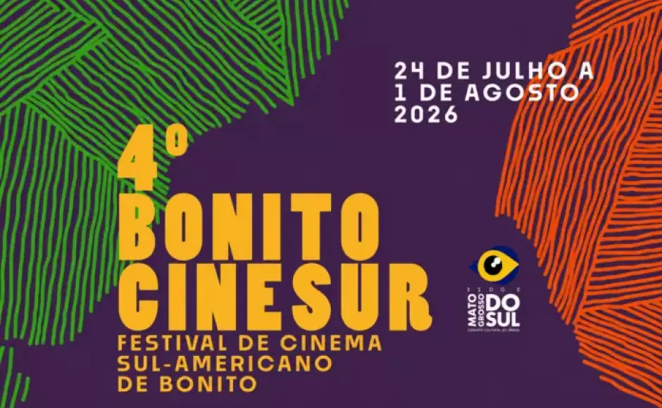 4&ordm; Bonito CineSur reúne cinema, cultura e grandes atrações em programação gratuita