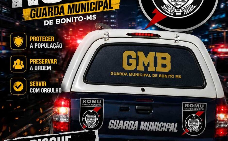 ROMU da Guarda Municipal de Bonito age com rapidez e prende homem após ameaças e tumulto  