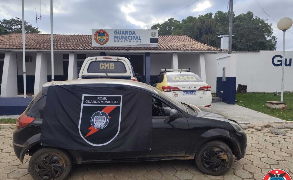 ROMU recupera veículo furtado e detém suspeito durante ação integrada com a Polícia Civil em Bonito