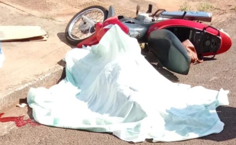 Cozinheira de asilo morre durante acidente de moto em MS