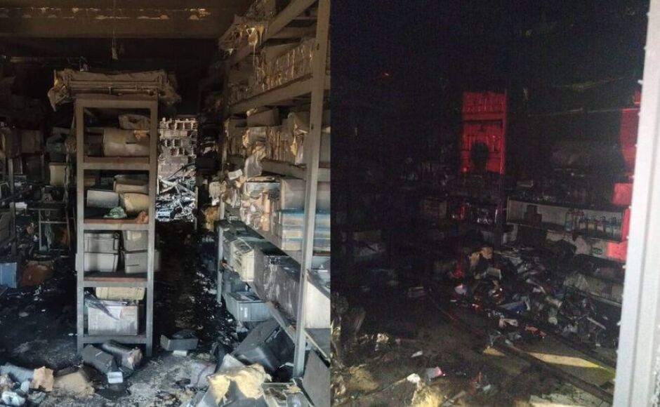 Amigos se mobilizam para ajudar família que perdeu gráfica em incêndio 