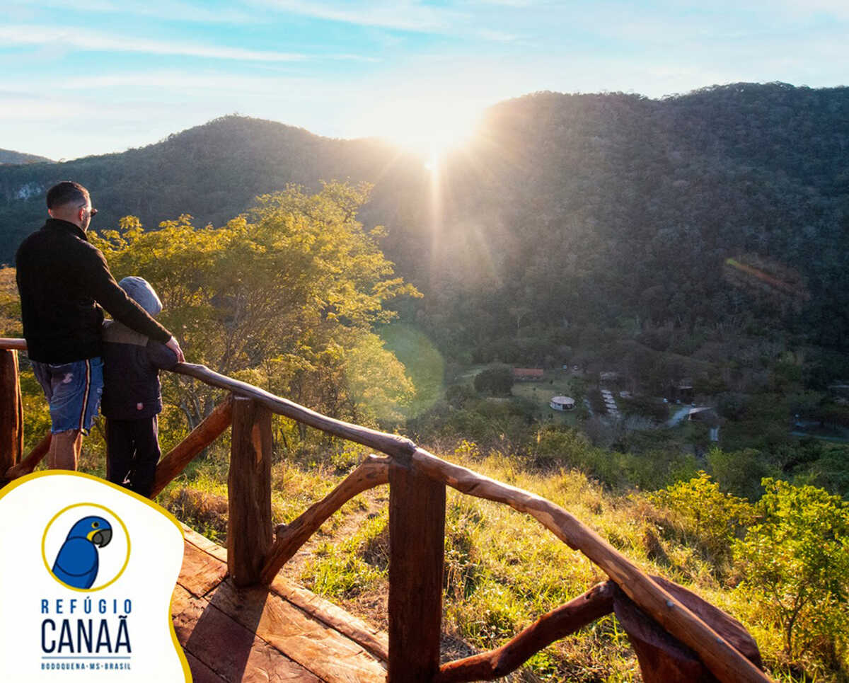 Mirante do Refúgio Canaã é a janela para o paraíso, confira Bonito Informa