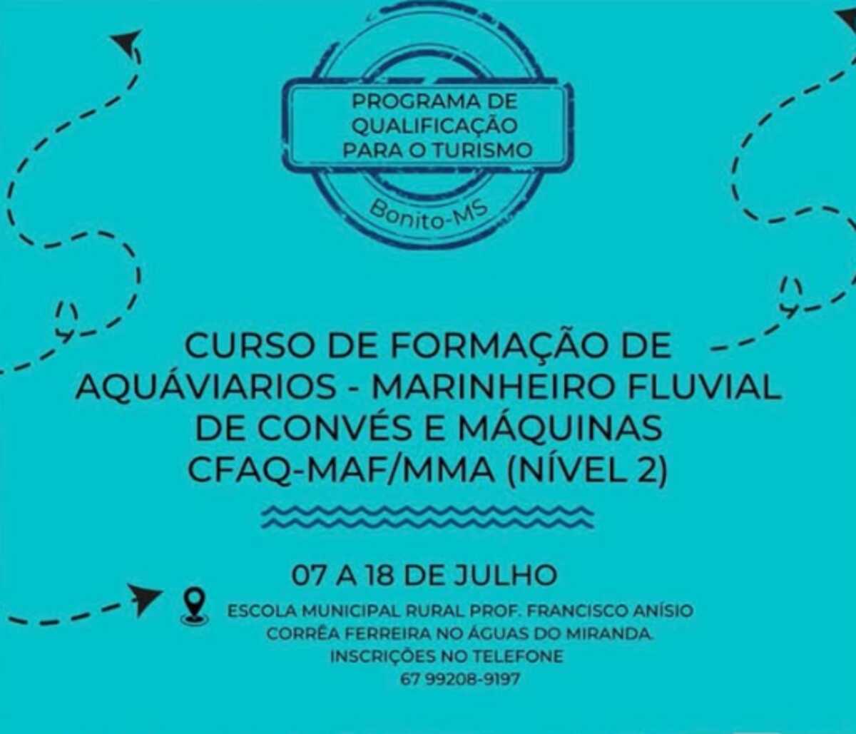 Curso de Formação de Aquaviários Marinheiro Fluvial de Convés e ...