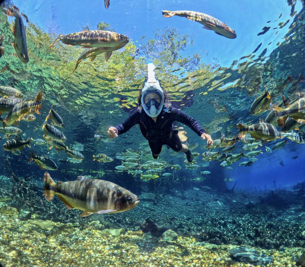 Flutuação no Rio da Prata em Jardim MS