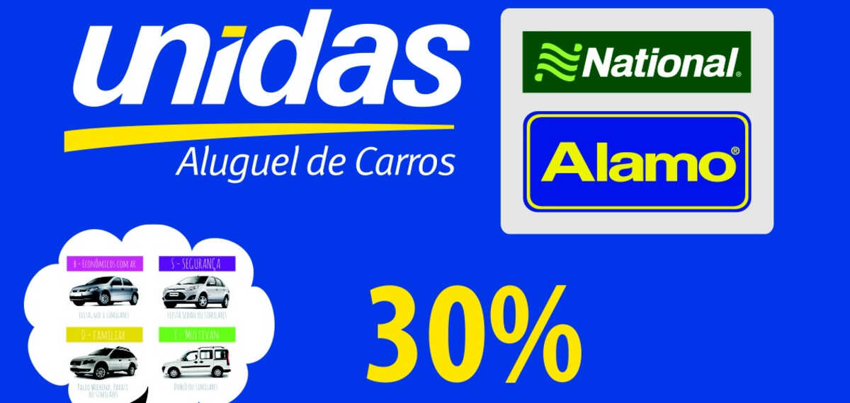 Aluguel de carros com 30 de desconto só na Unidas Rent a Car em Dourados e Bonito Bonito Informa
